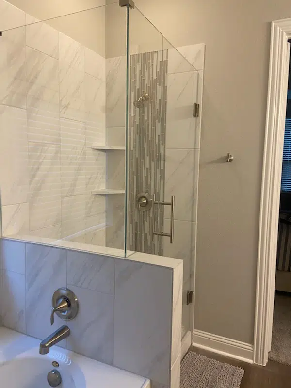 Prosper, TX frameless shower