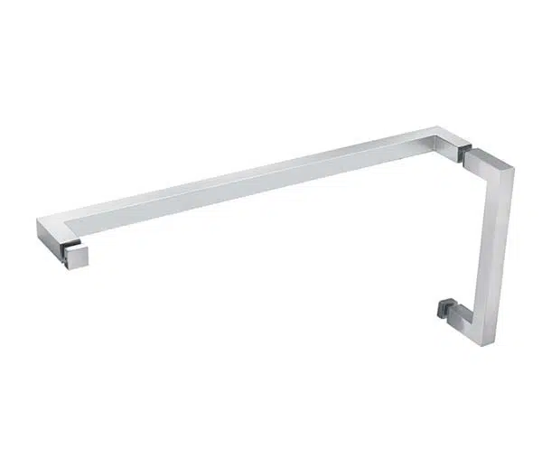 8 inch shower door handle with towel bar