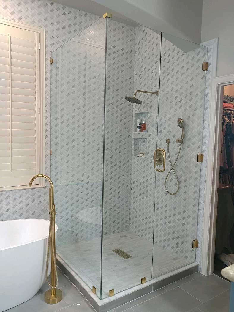 Frameless Showers and Frameless Shower Doors By Elite Showers