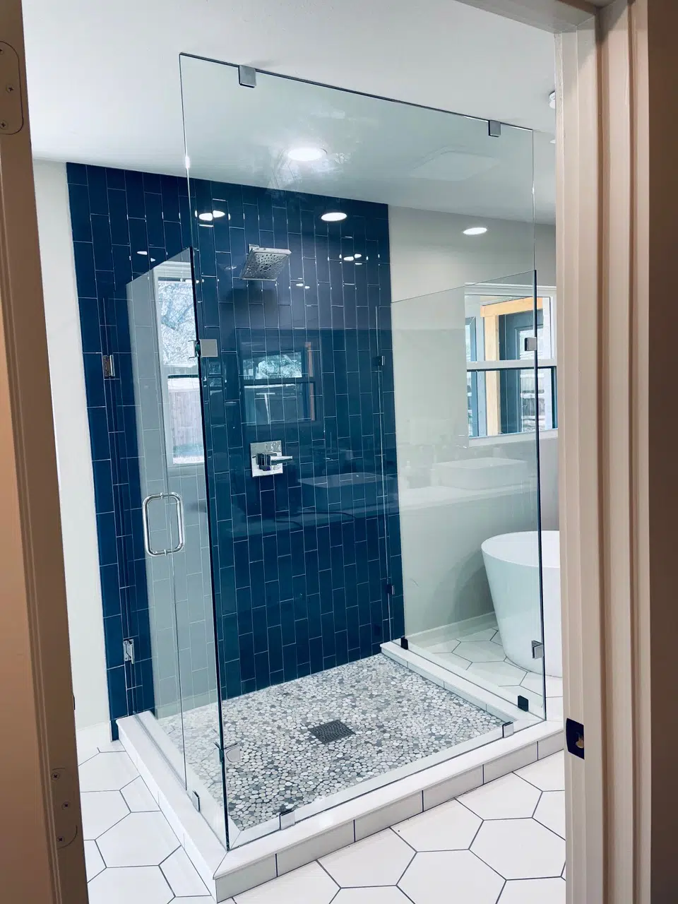 awesome shower panel to ceiling shower door