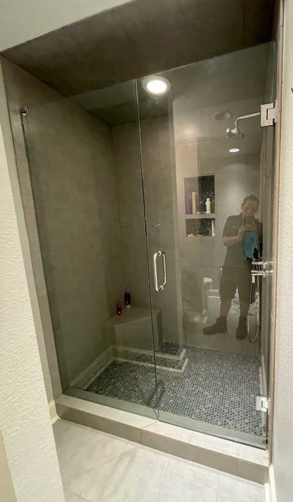 Beautiful shower conversions with Frameless Glass