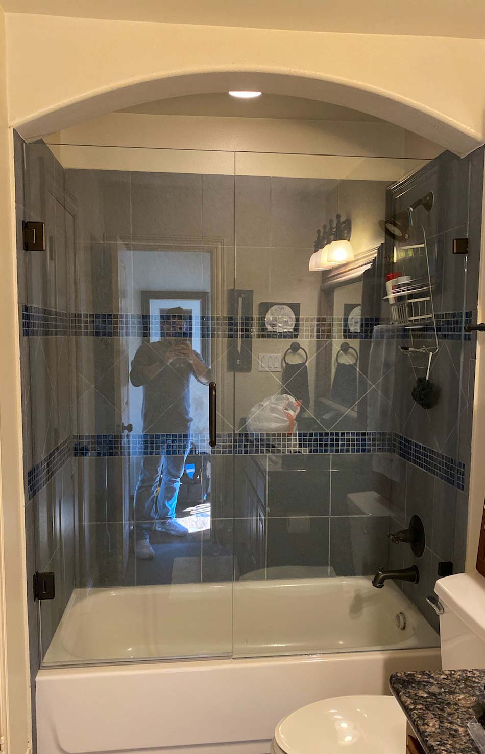 shower door over bathtub West Frisco