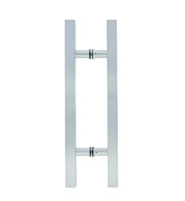 square ladder handle for shower doors