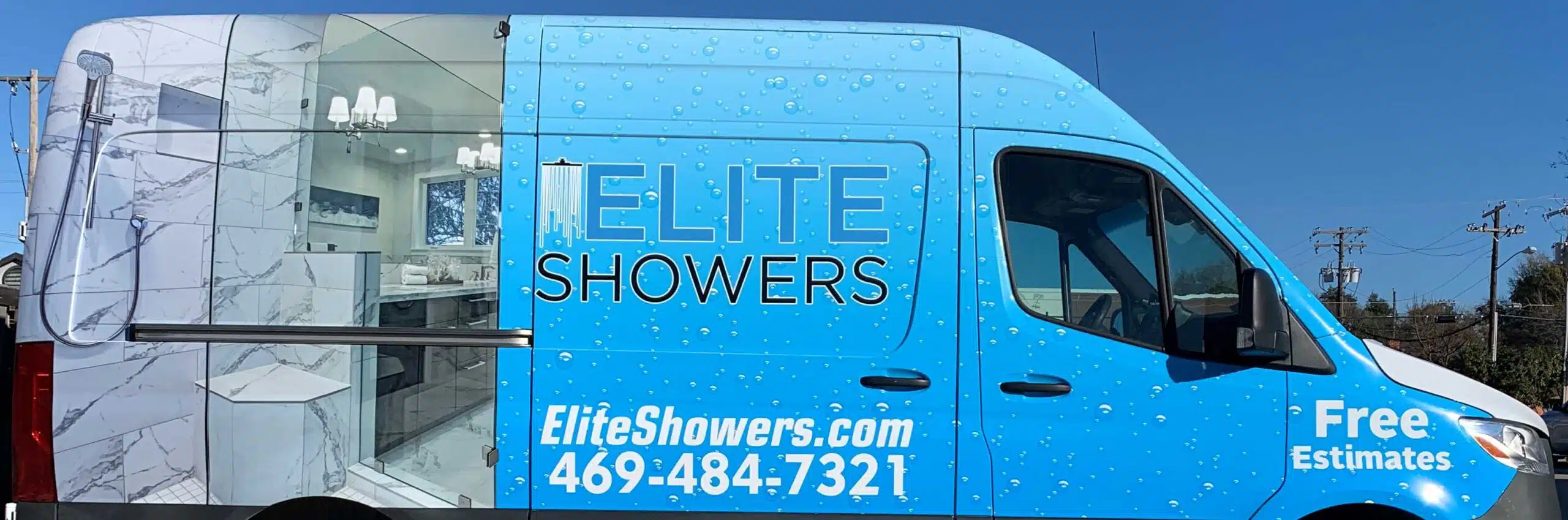 Elite Showers Installation Van